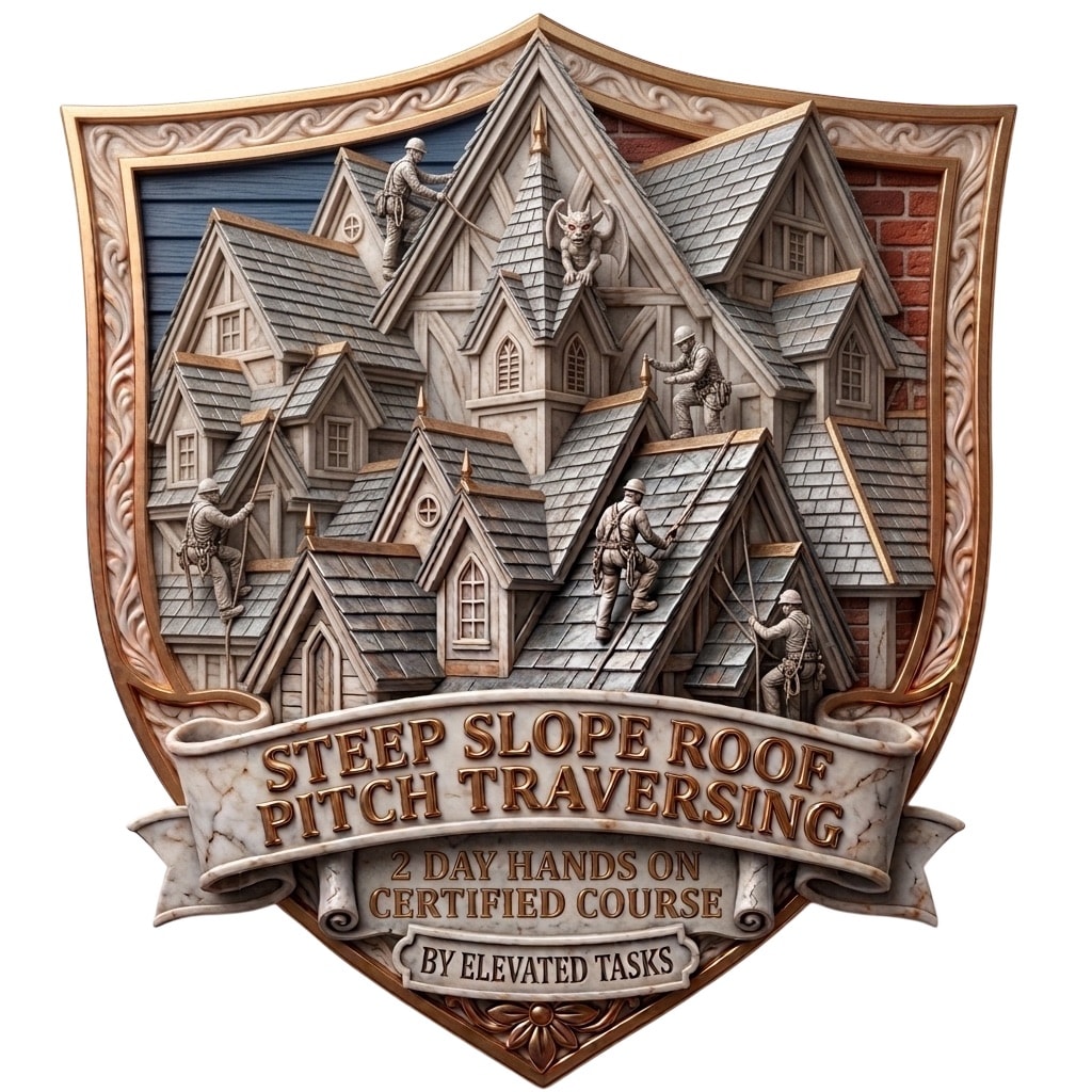 Steep Slope Roof Pitch Traversing badge